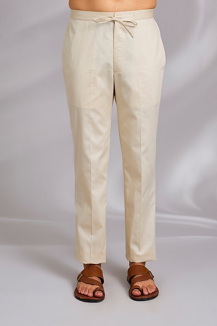 Light Olive Silk Kurta Set by Countrymade at Pernia's Pop Up Shop
