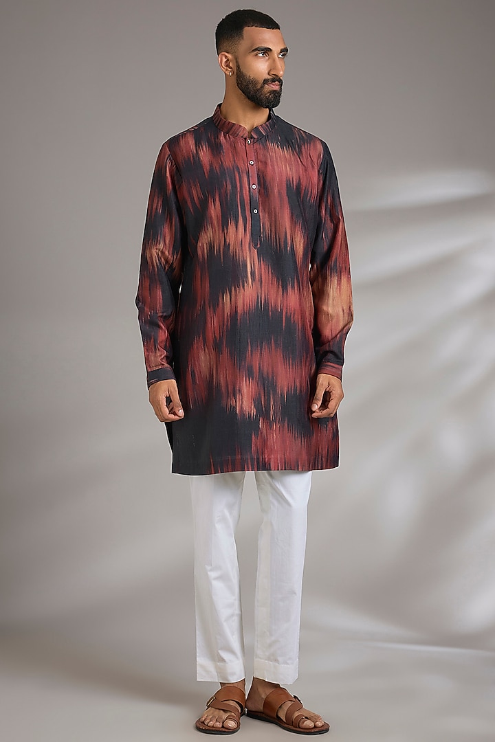 Off-White Cotton Satin Straight Pants by Countrymade at Pernia's Pop Up Shop