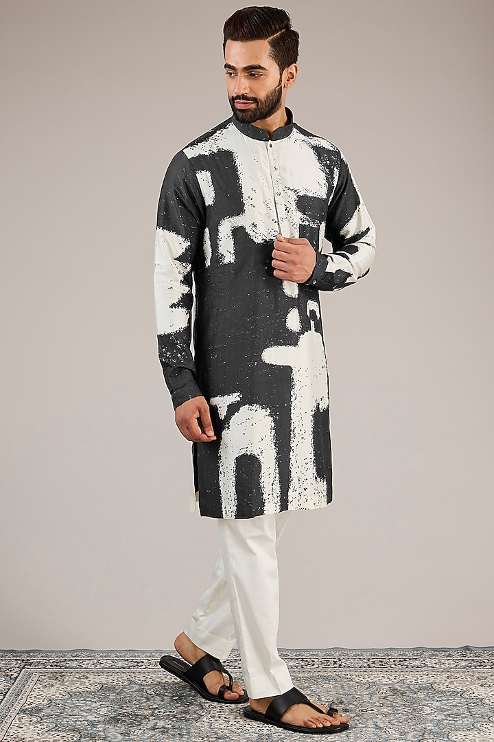 Multi-Colored Cotton Printed Kurta Set by Countrymade