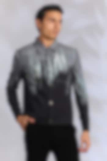 Multi-Colored Cotton Silk & Linen Jacket by Countrymade at Pernia's Pop Up Shop