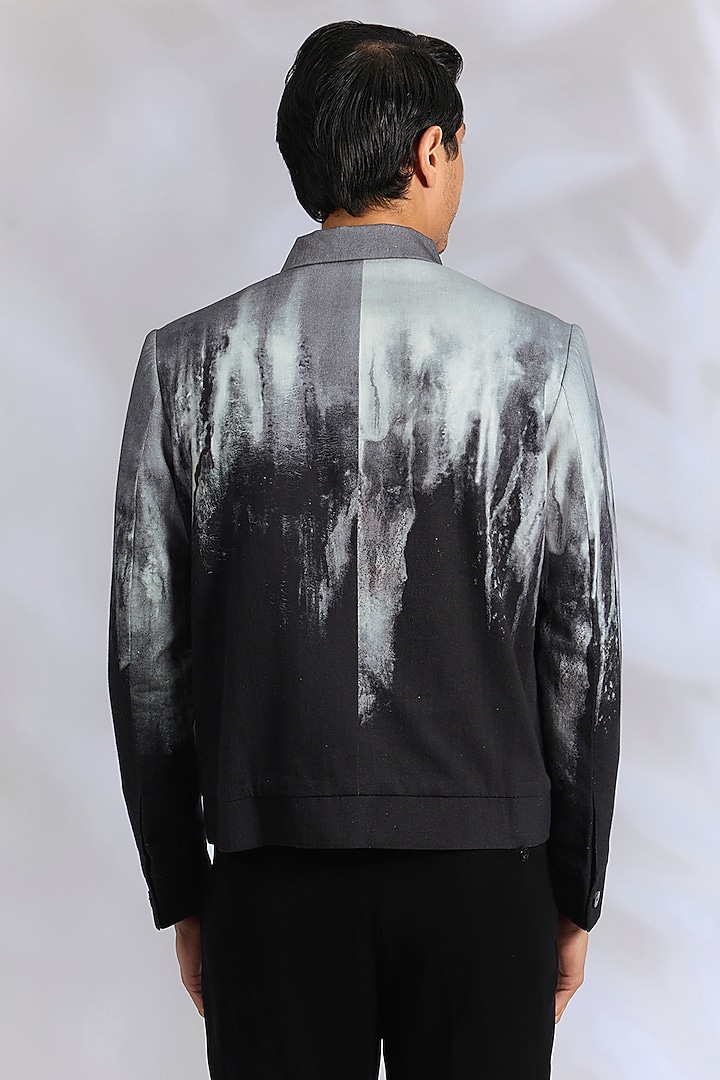 Multi-Colored Cotton Silk & Linen Jacket by Countrymade at Pernia's Pop Up Shop