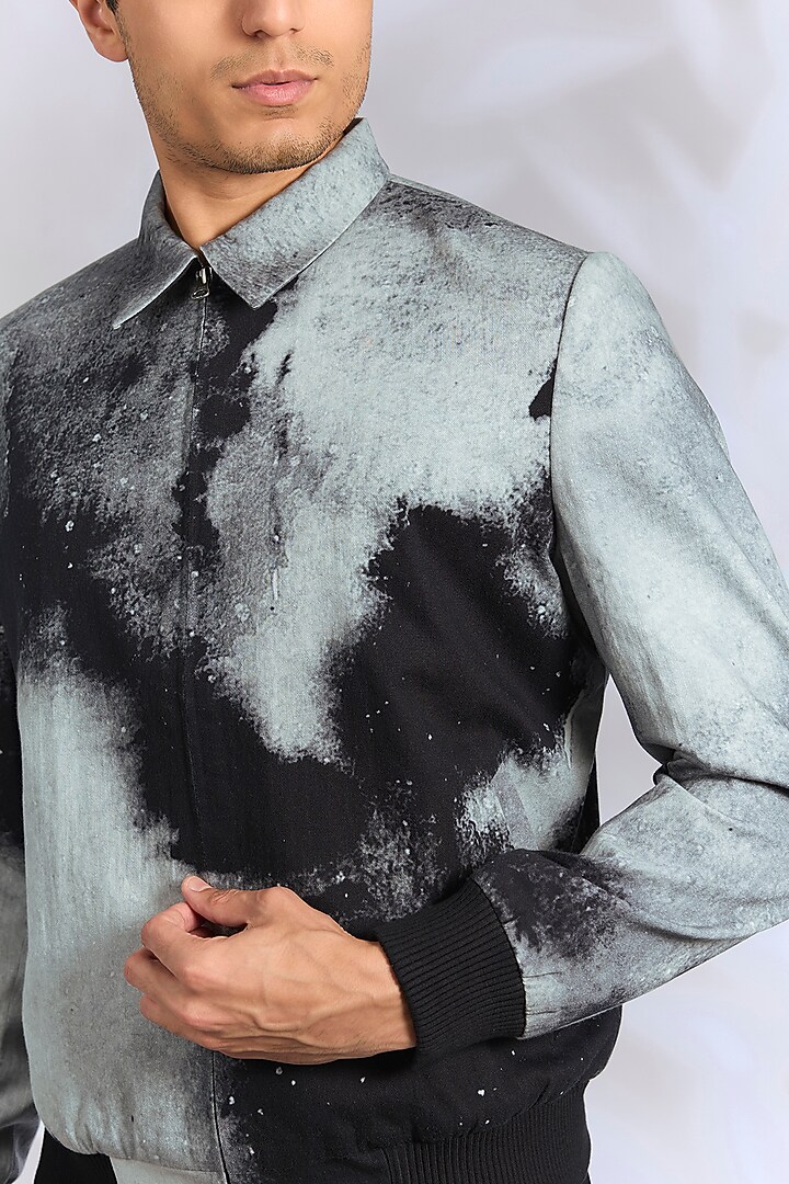 Multi-Colored Cotton Twill Jacket by Countrymade at Pernia's Pop Up Shop