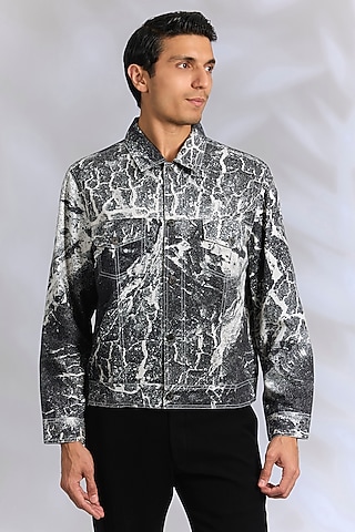 Multi-Colored Light Denim Jacket by Countrymade