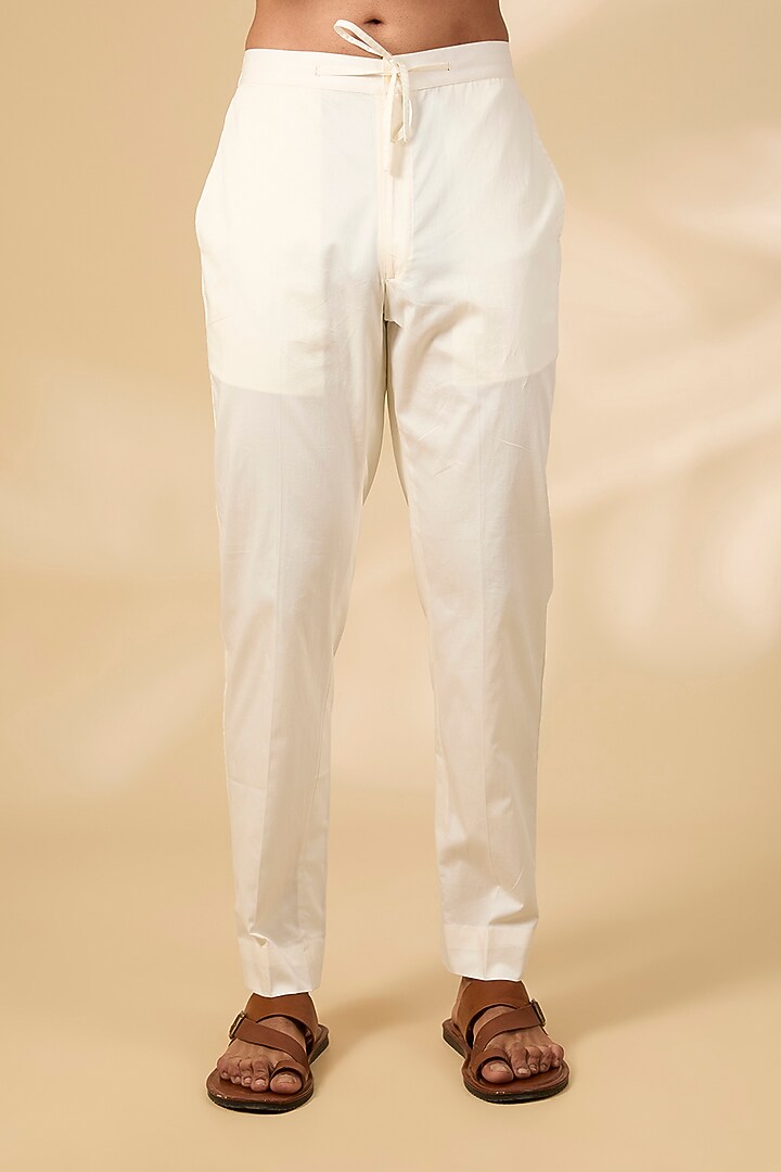 Light Blue Chanderi Kurta Set by Countrymade at Pernia's Pop Up Shop