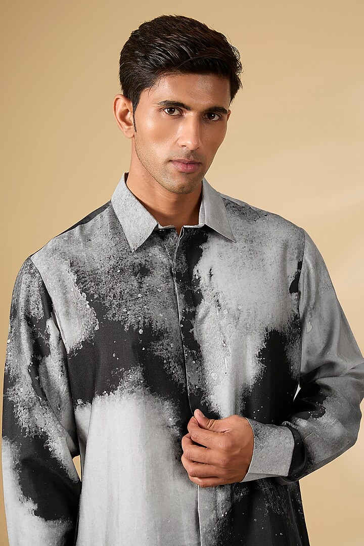 Multi-Colored Silk Wedding Shirt by Countrymade at Pernia's Pop Up Shop