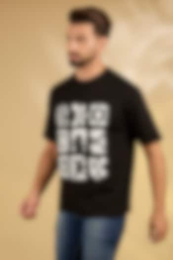 Black Knit T-Shirt by Countrymade at Pernia's Pop Up Shop