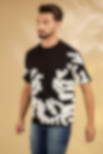 Black Knit T-Shirt by Countrymade at Pernia's Pop Up Shop