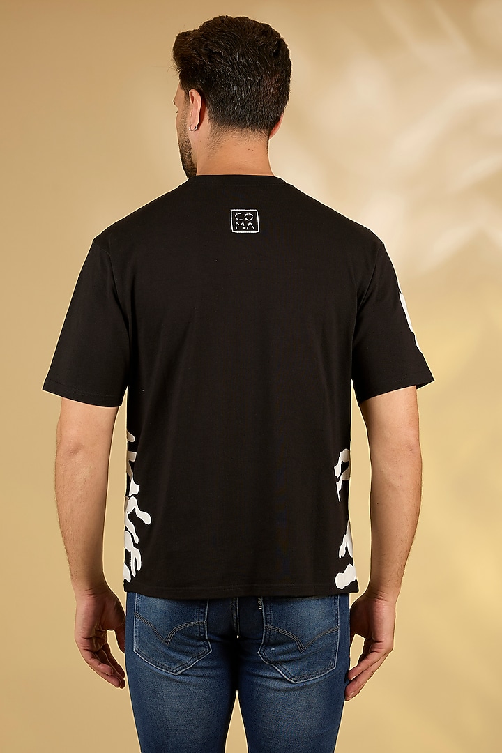 Black Knit T-Shirt by Countrymade at Pernia's Pop Up Shop