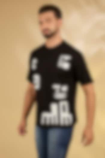 Black Knit T-Shirt by Countrymade at Pernia's Pop Up Shop