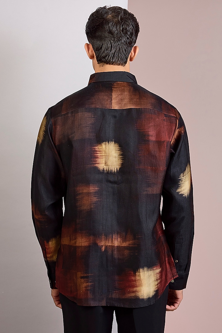 Multi-Colored Cotton Satin Wedding Shirt by Countrymade at Pernia's Pop Up Shop