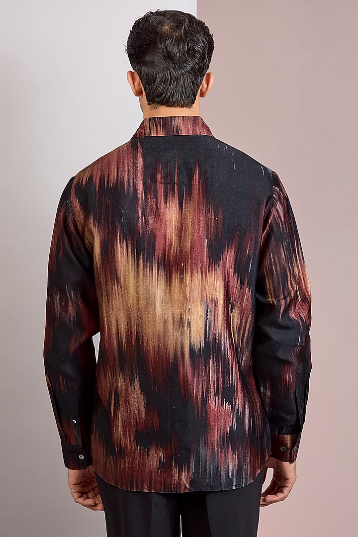 Multi-Colored Cotton Satin Wedding Shirt by Countrymade at Pernia's Pop Up Shop