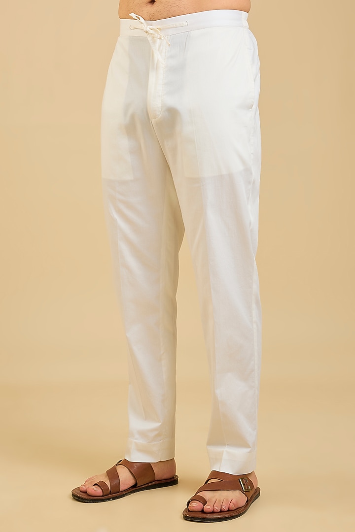 Grey Chanderi Embroidered Kurta Set by Countrymade at Pernia's Pop Up Shop