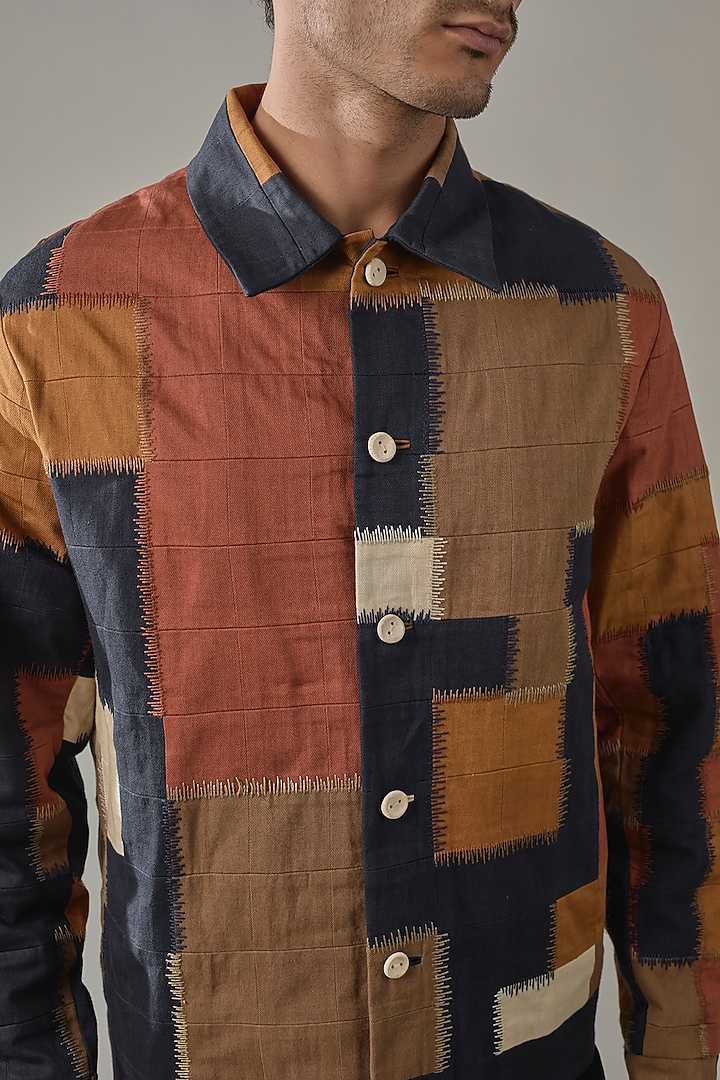 Multi-Colored Cotton Wedding Shirt by Countrymade at Pernia's Pop Up Shop