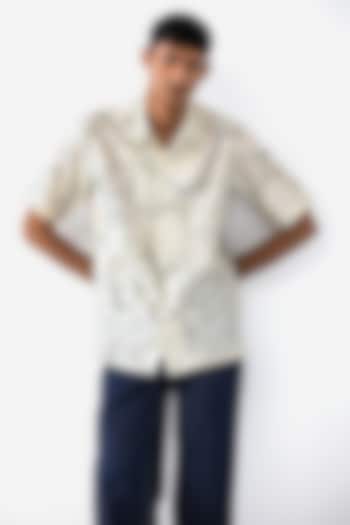 Ivory Cotton Shirt by Countrymade