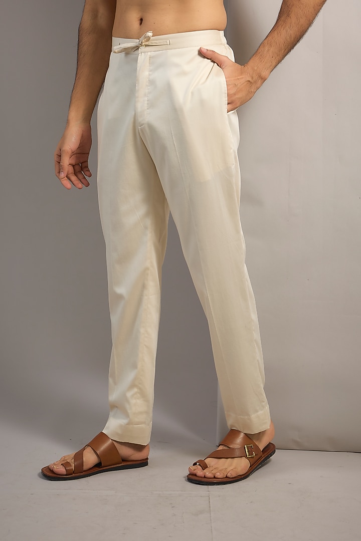 Olive Chanderi Embroidered Kurta Set by Countrymade at Pernia's Pop Up Shop