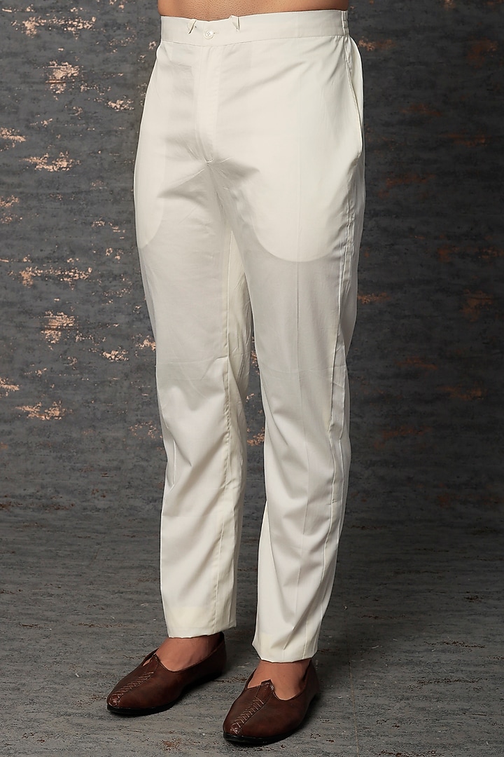 Blush Pink Cotton Silk Zardosi Embroidered Kurta Set by Countrymade at Pernia's Pop Up Shop