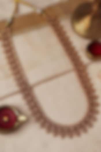 Gold Plated Semi-Precious Stone Long Necklace by Curio Cottage at Pernia's Pop Up Shop