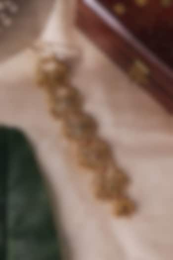 Gold Plated Lotus Motifs Jadai by Curio Cottage at Pernia's Pop Up Shop