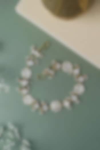 Gold Plated Kundan Polki Seeshphool by Curio Cottage at Pernia's Pop Up Shop