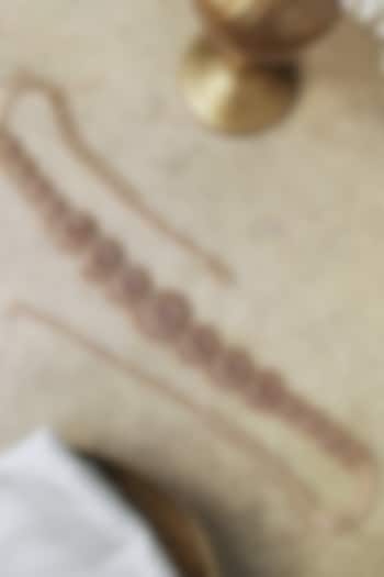 Gold Plated Floral Motifs Belt by Curio Cottage at Pernia's Pop Up Shop