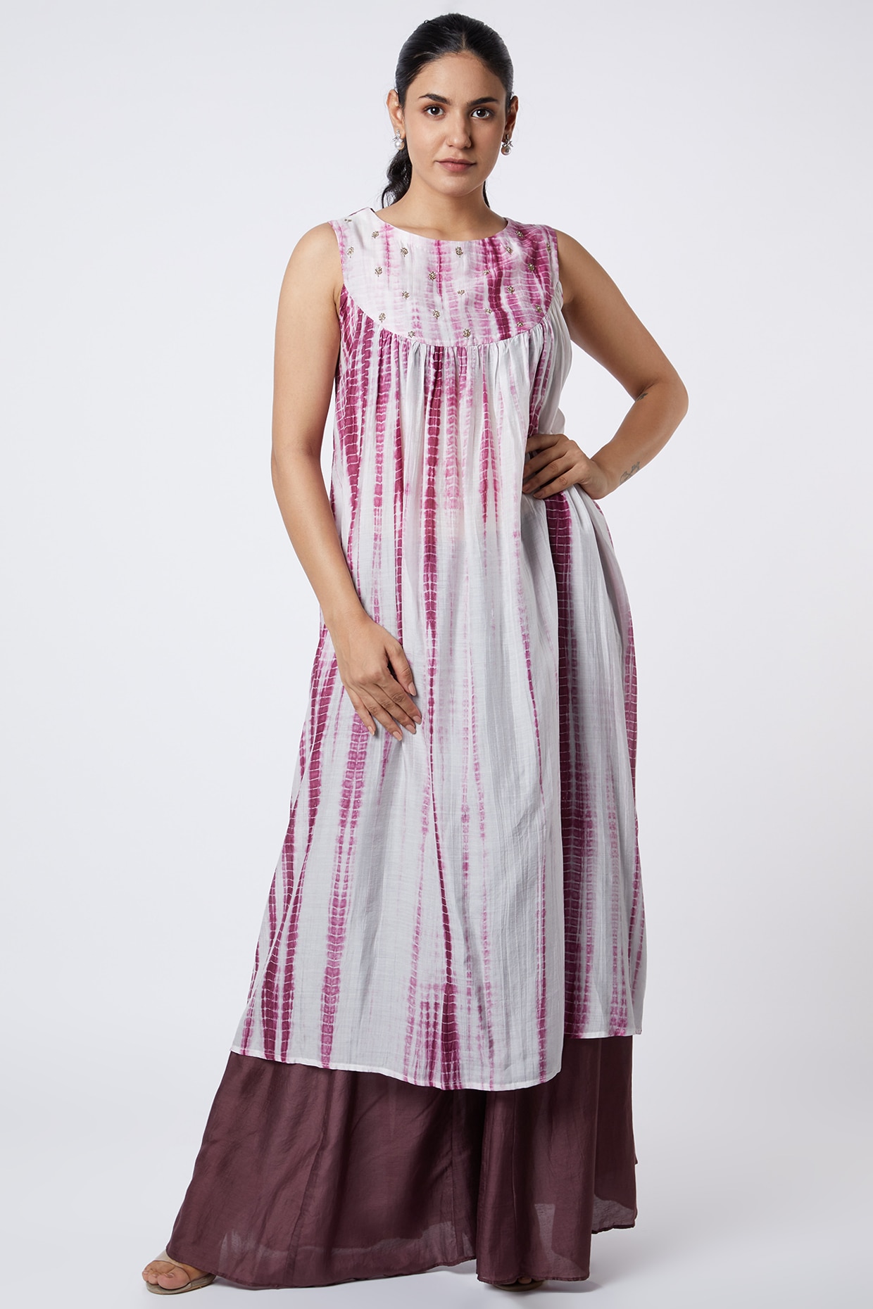 Latest indo outlet western kurti design