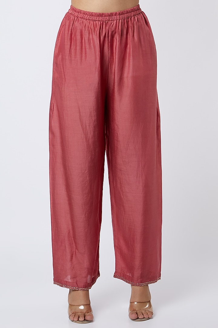 Garnet Tie-Dye Kurta Set by Cupid Cotton at Pernia's Pop Up Shop