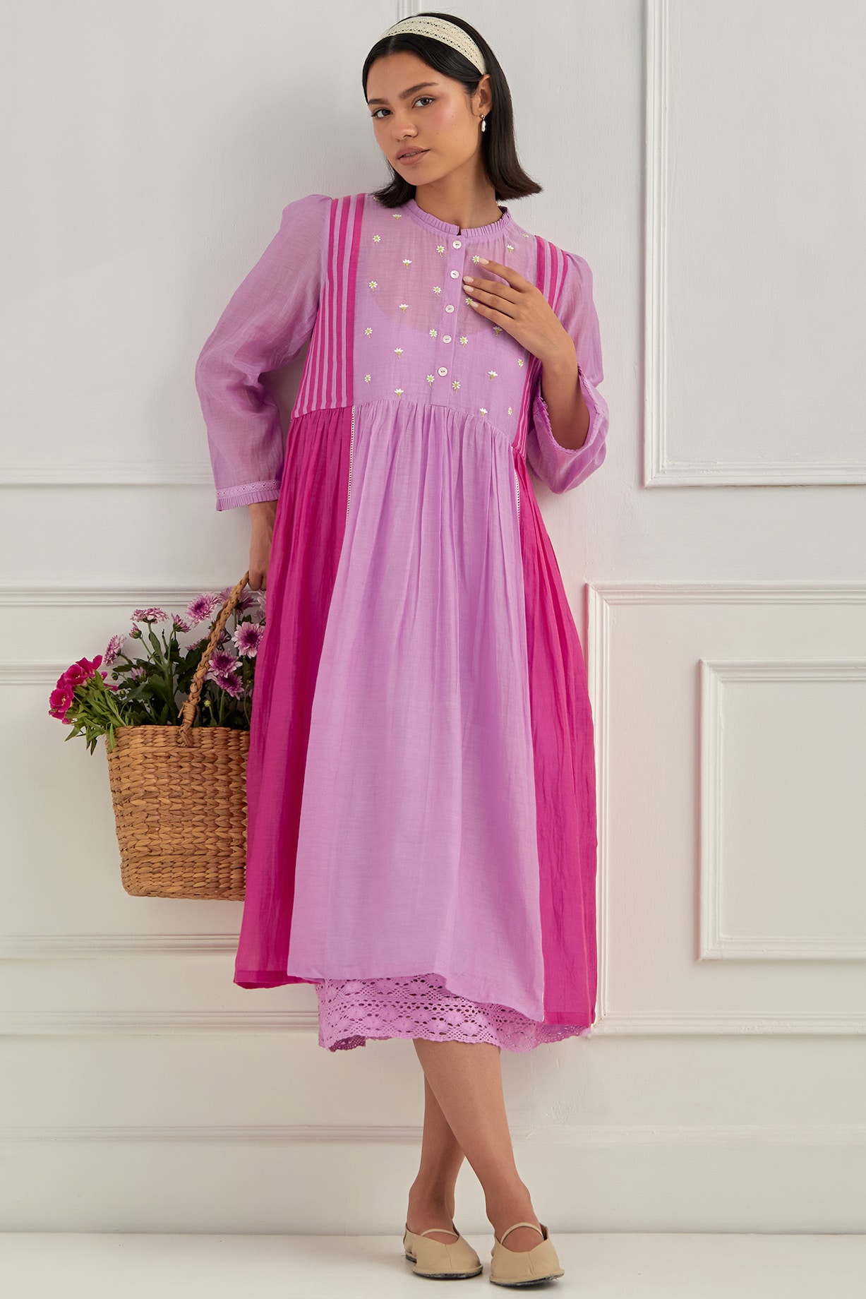 Pink Dusky Purple Dress Light Purple Tulle Gown With Crystal