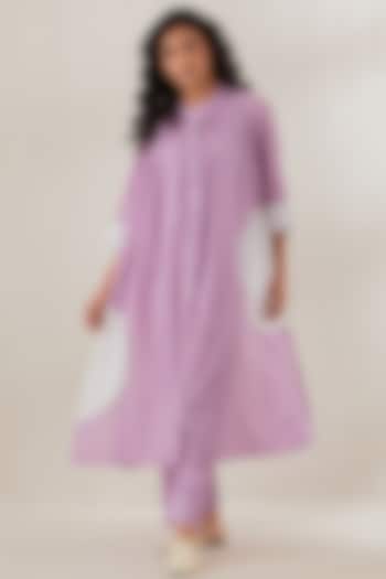 Lavender Mul Cotton Co-Ord Set by Cupid Cotton at Pernia's Pop Up Shop