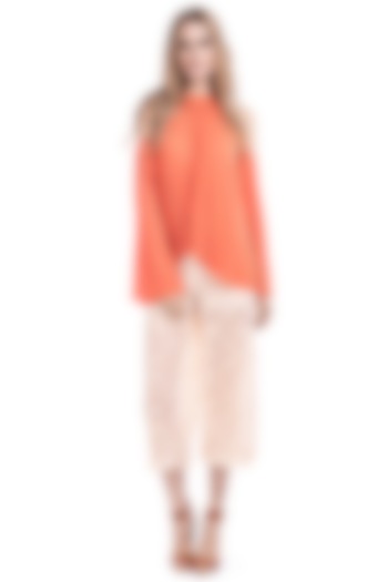 Orange Cold Shoulder Top by Curador at Pernia's Pop Up Shop