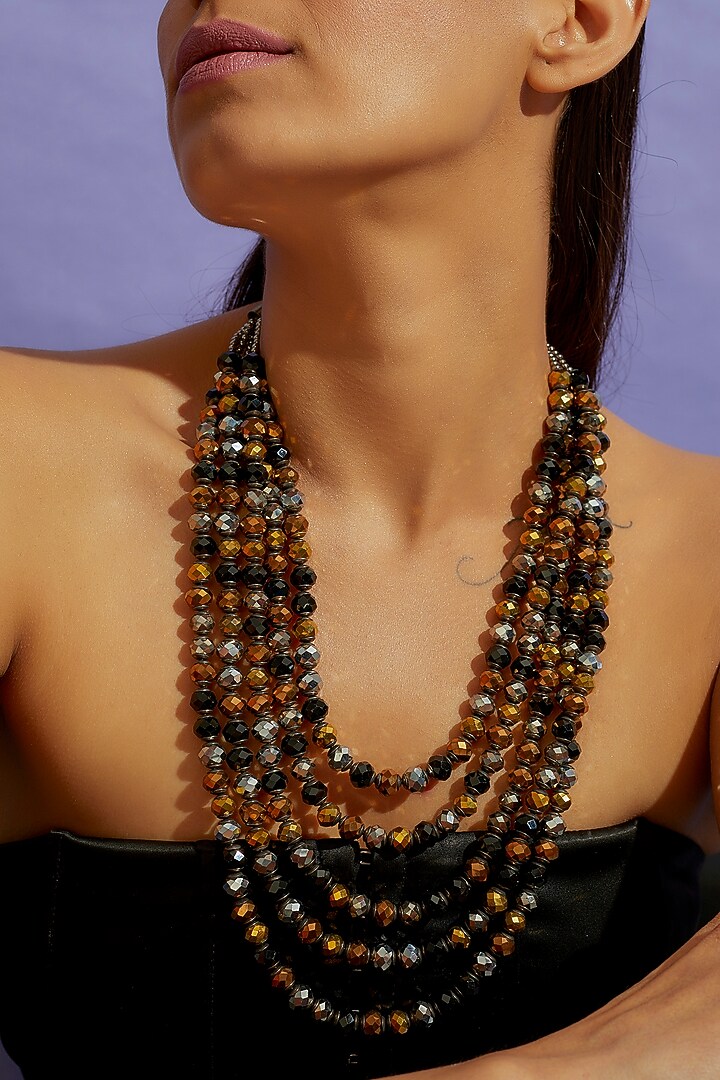 Multi-Colored Swarovski Crystal Necklace by CVH Jewellery at Pernia's Pop Up Shop