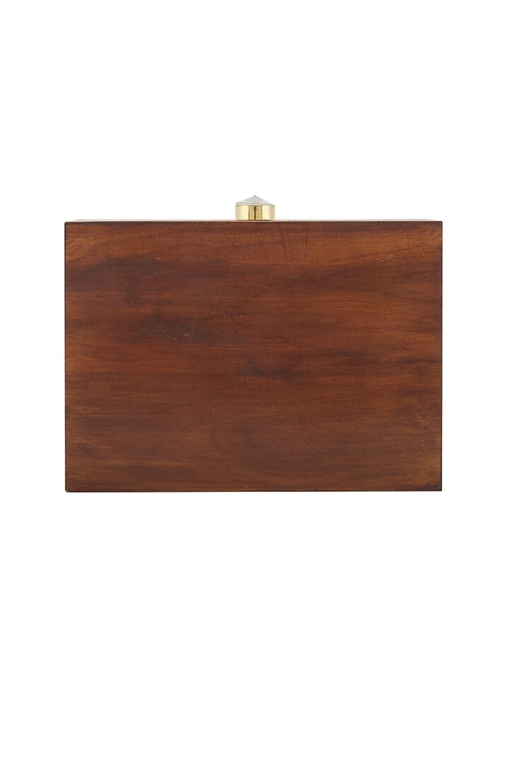 Brown Bumble Bee Embroidered Clutch by Crazy Palette at Pernia's Pop Up Shop