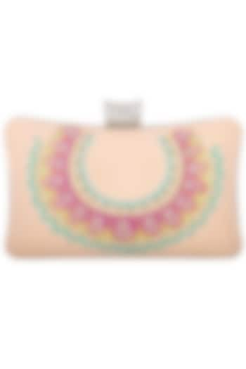 Peach handpainted clutch available only at Pernia's Pop Up Shop.