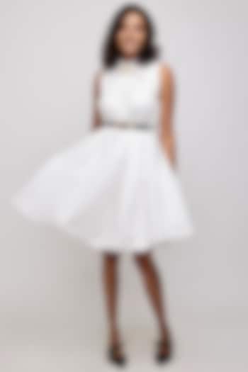 midi white dress lace World of Possibilities Ivory Floral Lace Maxi Dress main image 0