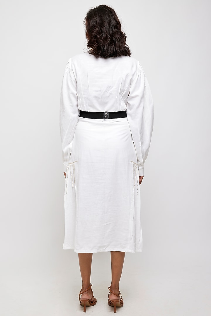 White Shirt Midi Summer Dress by Daisy Days at Pernia's Pop Up Shop
