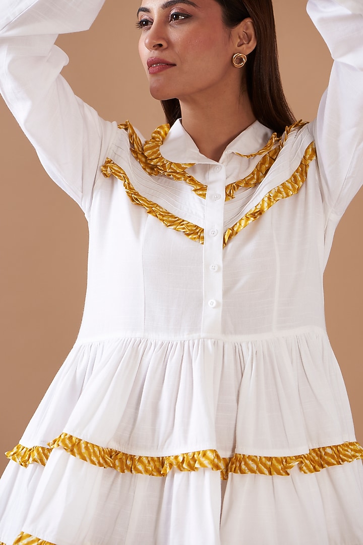 cotton viscose summer dresses White Cotton Viscose Oversized Mini Dress Design by Daisy Days at Pernia's  Pop Up Shop 2026