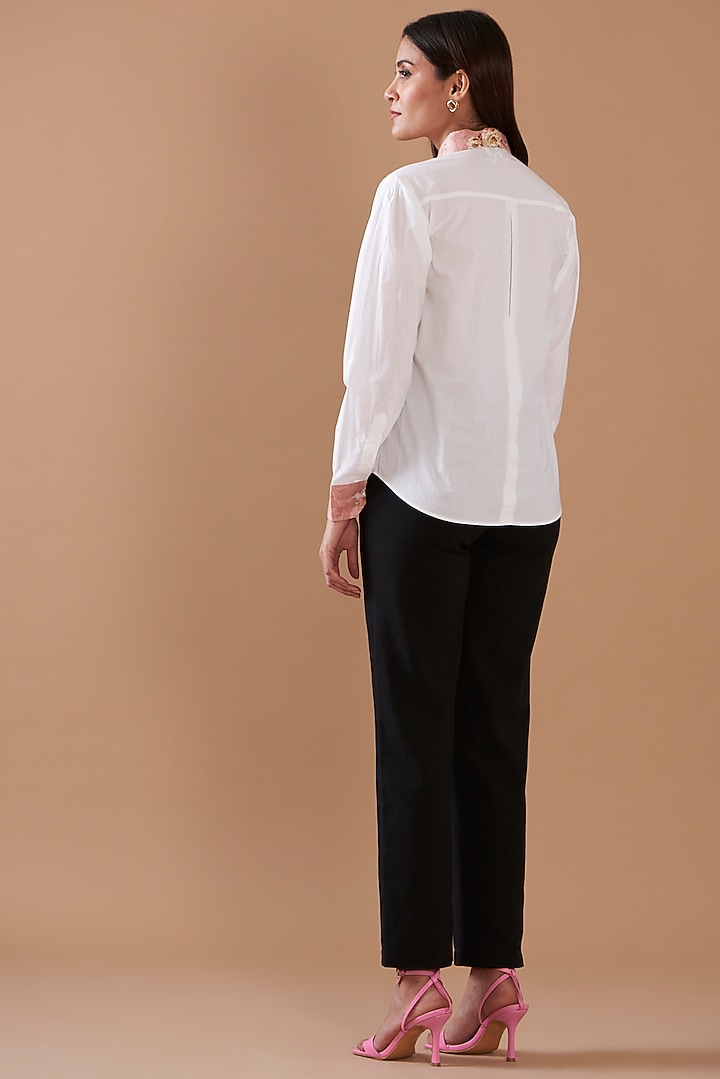 White Pure Cotton Shirt by Daisy Days at Pernia's Pop Up Shop