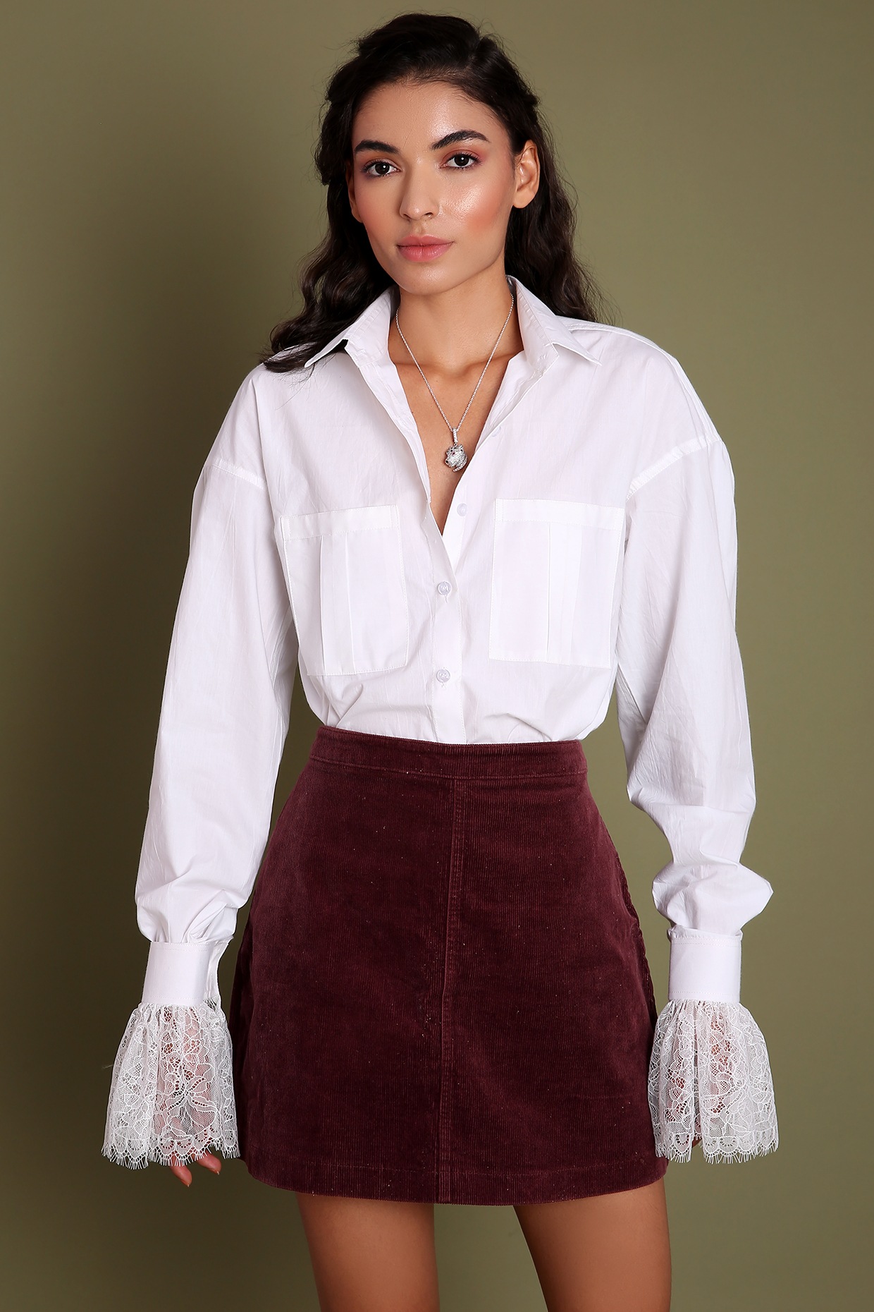 The Zalias Shirt - Daisy White