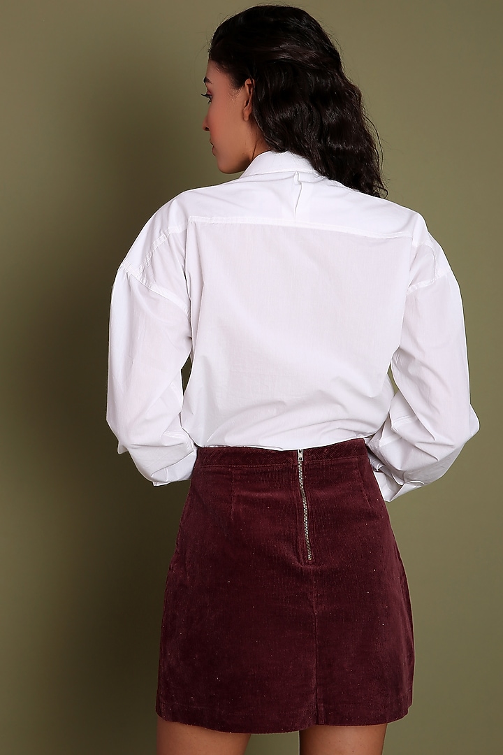 White Shirt With Lace by Daisy Days at Pernia's Pop Up Shop