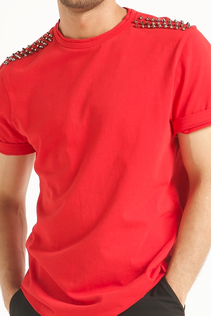 Bright red best sale t shirt