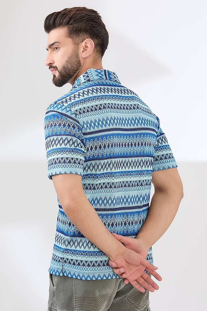 Multi-Colored Polyester Polo T-Shirt by Dash and Dot Men at Pernia's Pop Up Shop