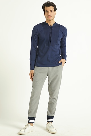 Navy Tux Polo T-Shirt by Dash and Dot Men