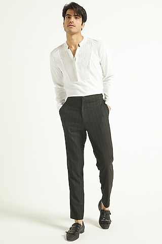 White Tux Polo T-Shirt by Dash and Dot Men