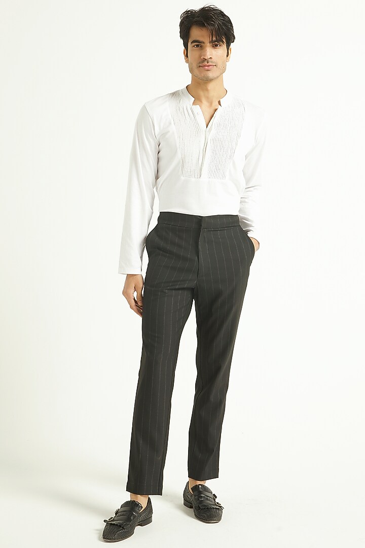 White Tux Polo T-Shirt by Dash and Dot Men at Pernia's Pop Up Shop