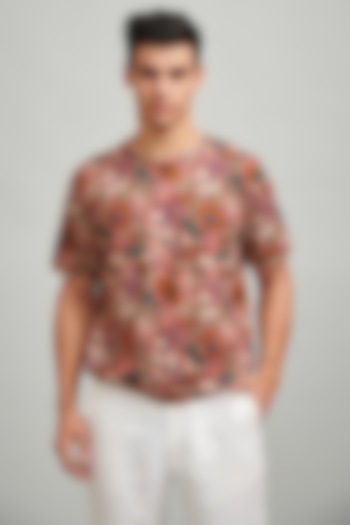 Multi-Colored Printed T-Shirt by Dash and Dot Men