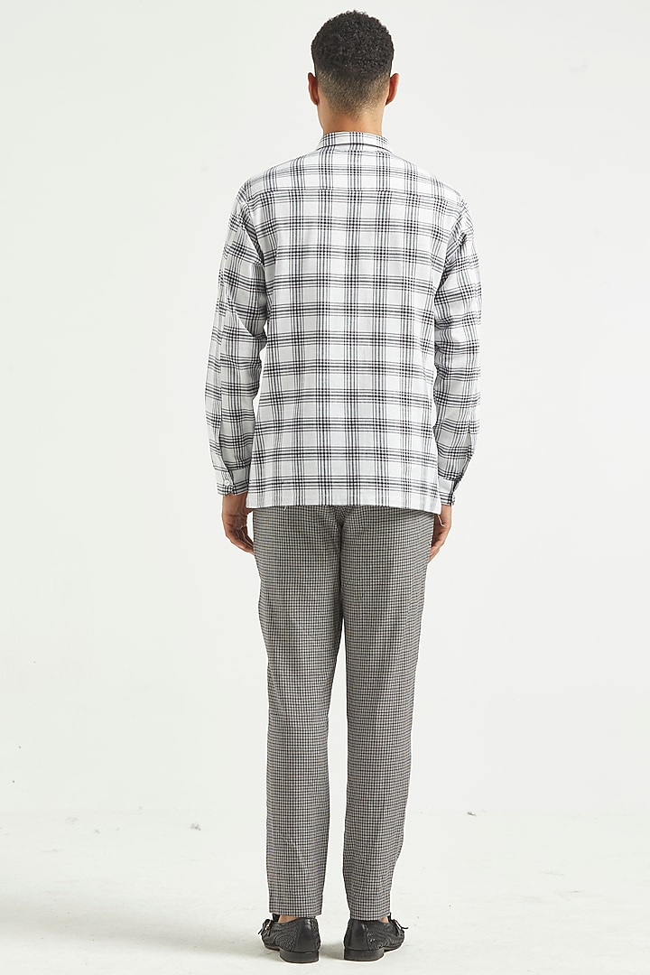 Grey Cotton Pants by Dash and Dot Men at Pernia's Pop Up Shop