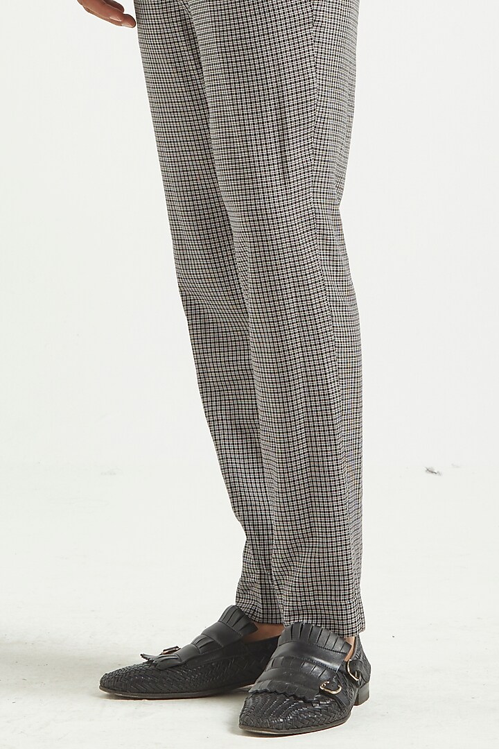 Grey Cotton Pants by Dash and Dot Men at Pernia's Pop Up Shop