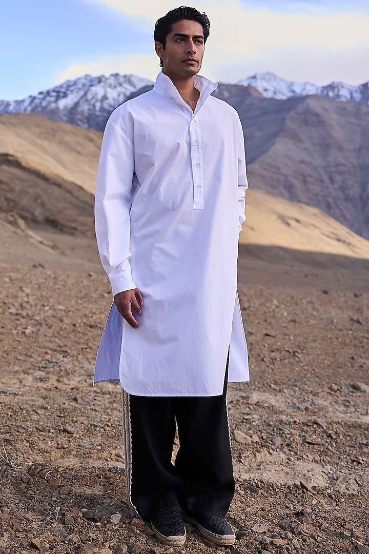 Black Line Straight Pants by Dash and Dot Men