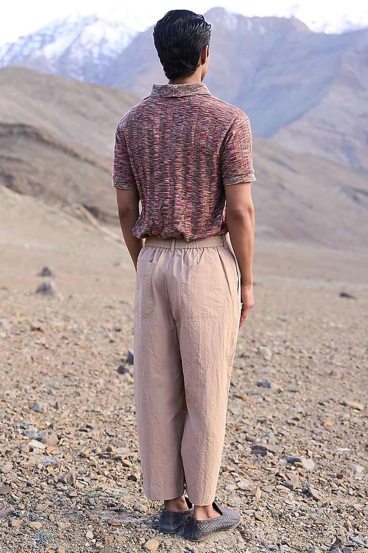 Khaki Poplin Pants by Dash and Dot Men at Pernia's Pop Up Shop