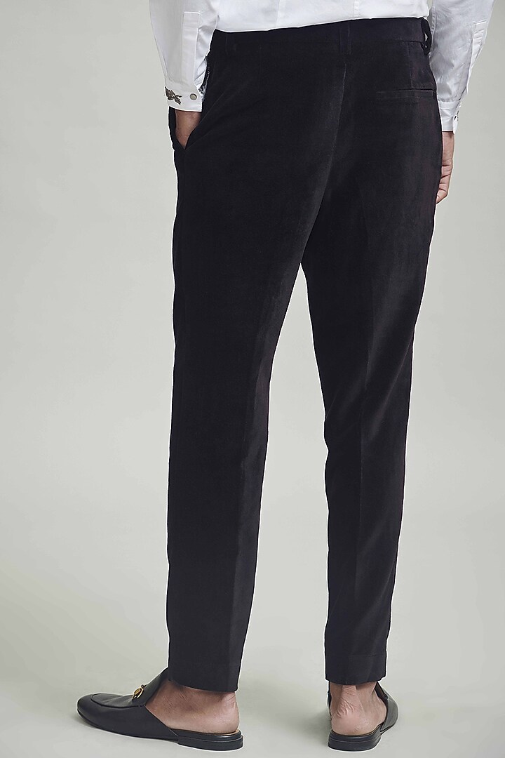 Wine Cotton Velvet Pants by Dash and Dot Men at Pernia's Pop Up Shop
