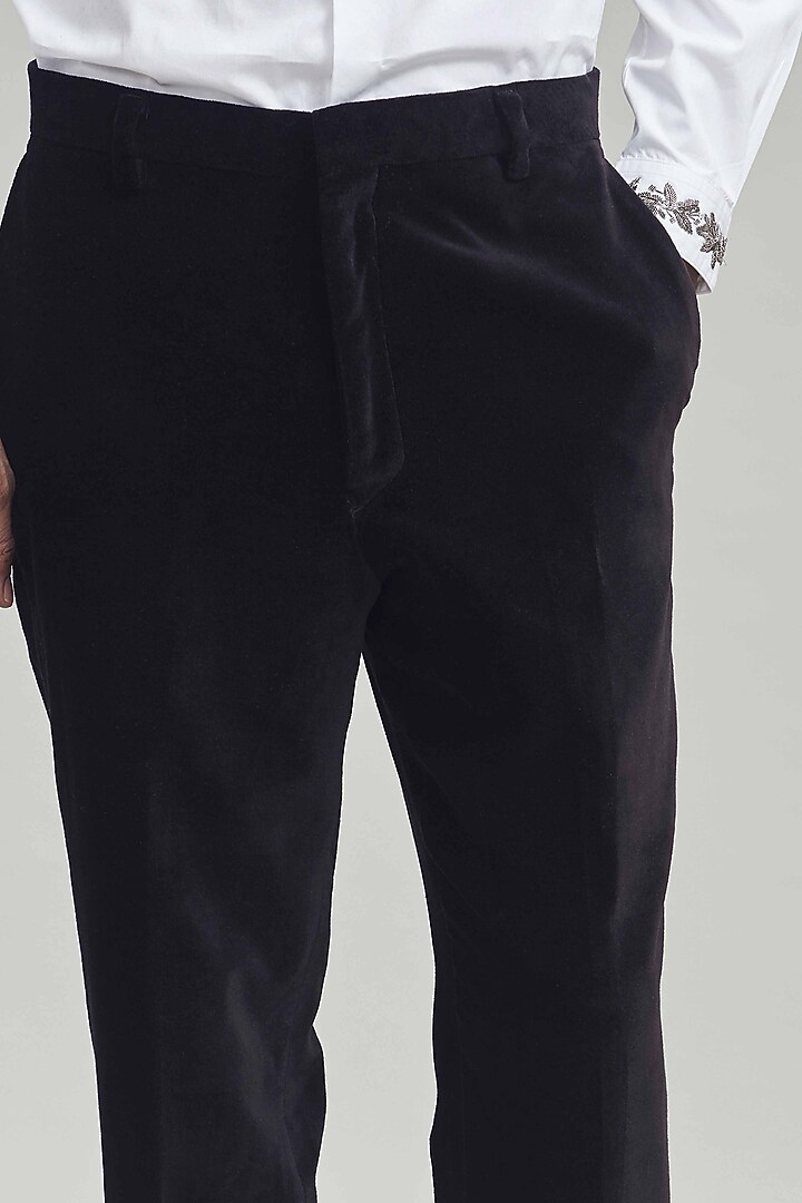 Wine Cotton Velvet Pants by Dash and Dot Men at Pernia's Pop Up Shop